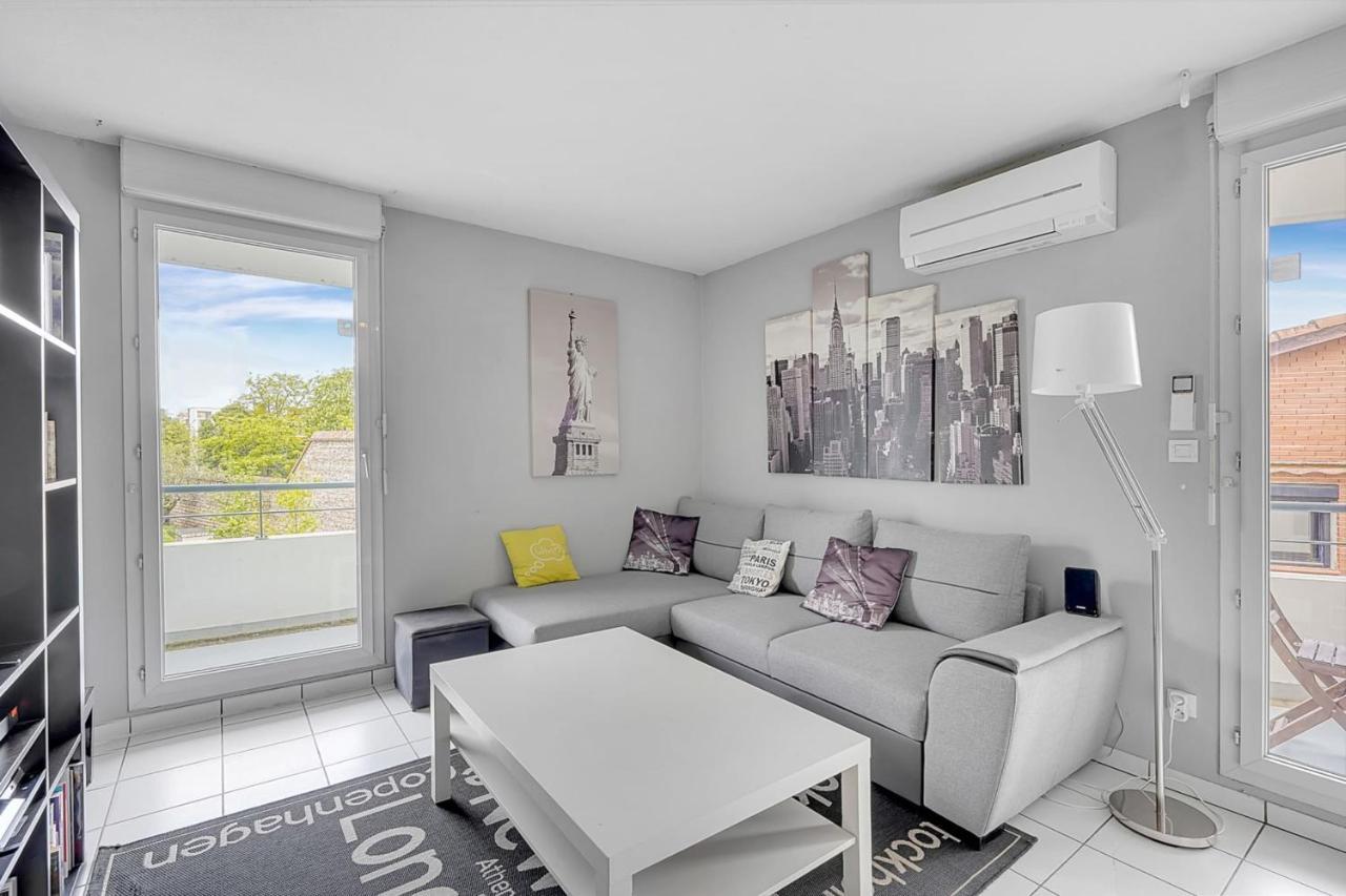 Sublime 64M With 2 Balconies For 6 In Toulouse Apartment Bagian luar foto